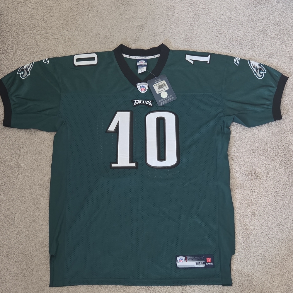 Desaun Jackson Size 52 (XXL) Eagles Jersey Reebock *Authentic*